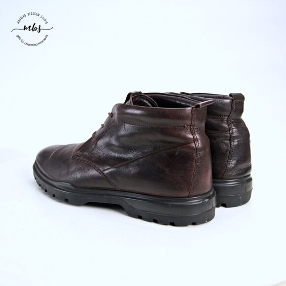 Ecco CityTray Avant Leather Ankle Boots Brown Men EU 46 US‎ 12-12.5 main image 14